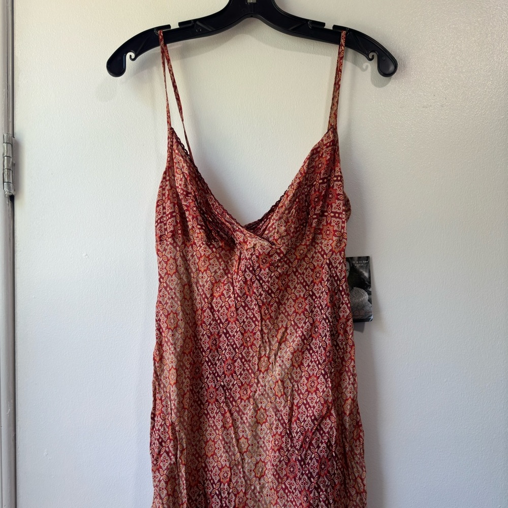 Vintage Rampage Clothing Company Rayon High Low Cottage core Dress Size 13 - Picture 3 of 11